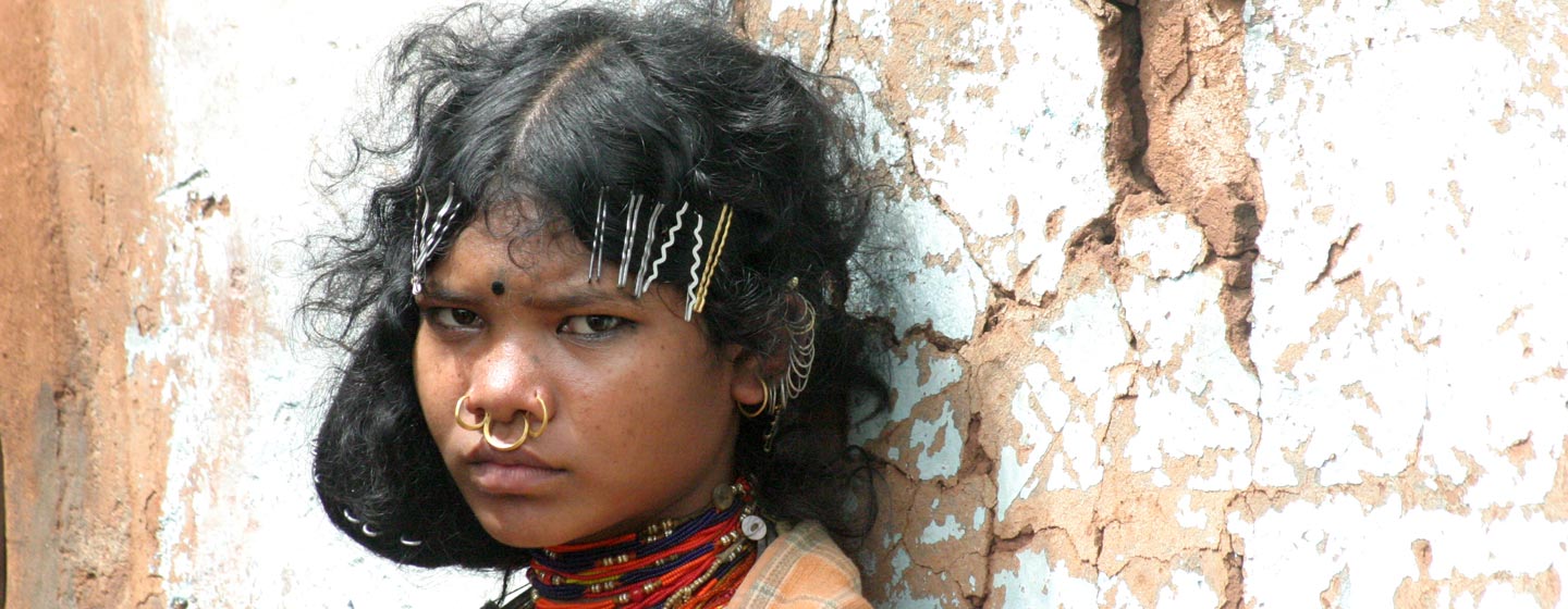 מזרח הודו - נערה משבט באוריסה