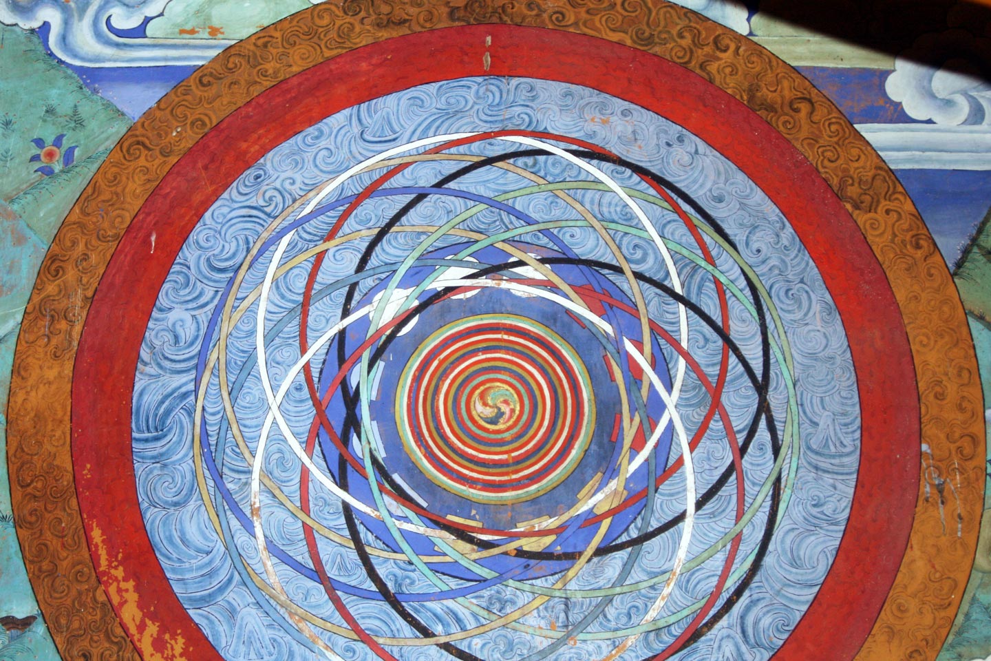 מנדאלה קוסמית, פארו דזונג, בוטאן.