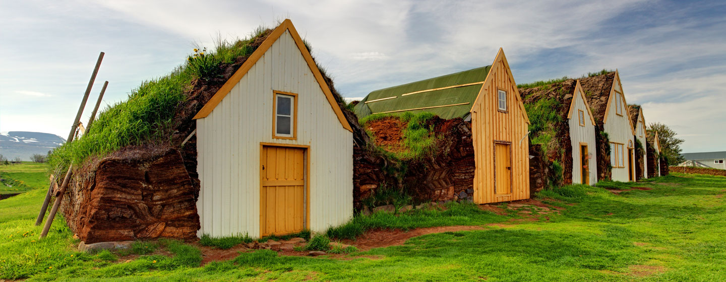 בתים איסלנדיים מסורתיים