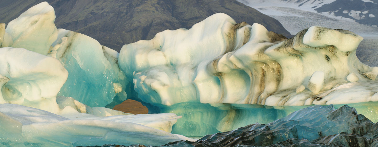 לגונה בקרחון ואטנאיוקול, הקרחון המפורסם באיסלנד