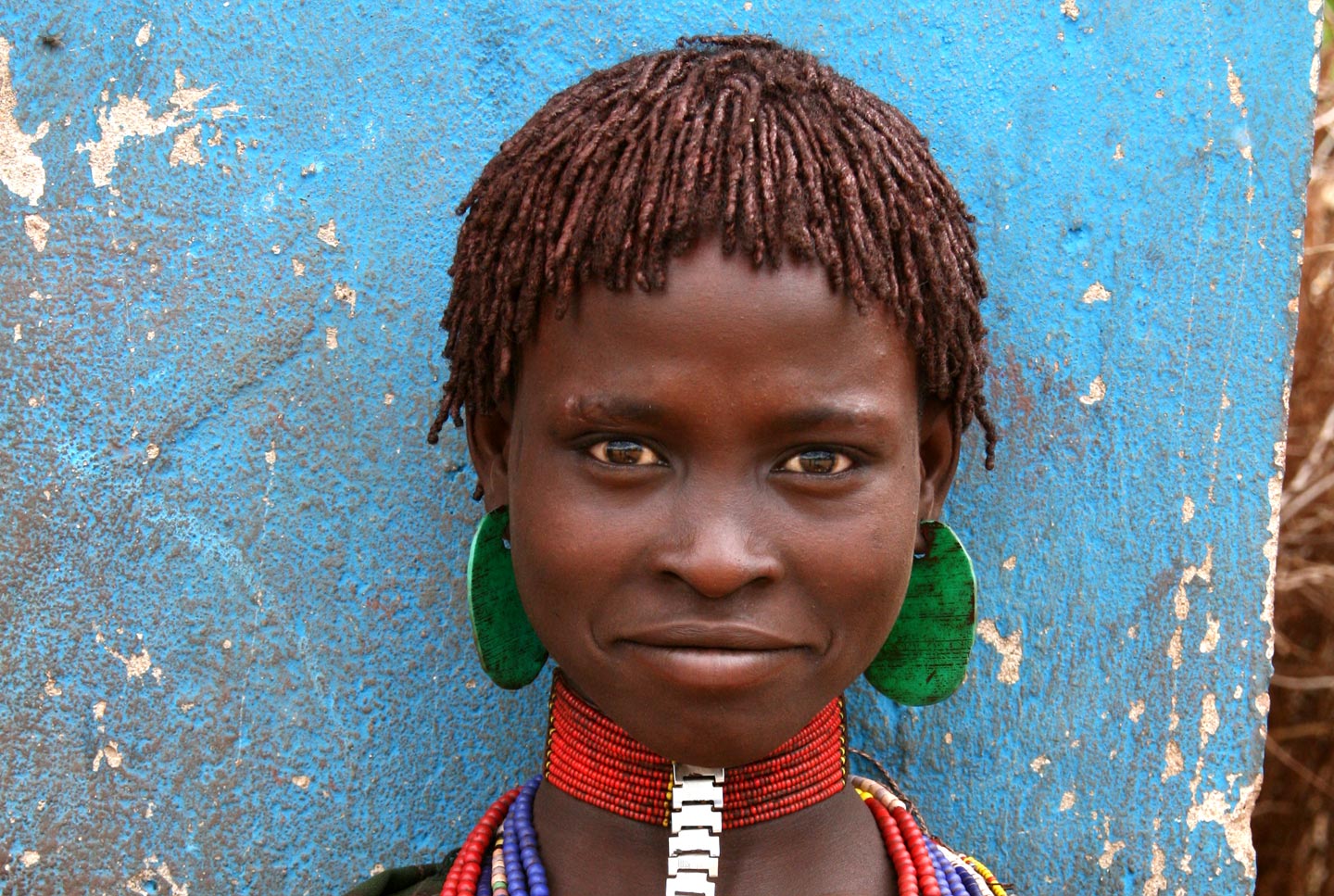 נערה משבט האמר, נהר האומו הדרומי, אתיופיה