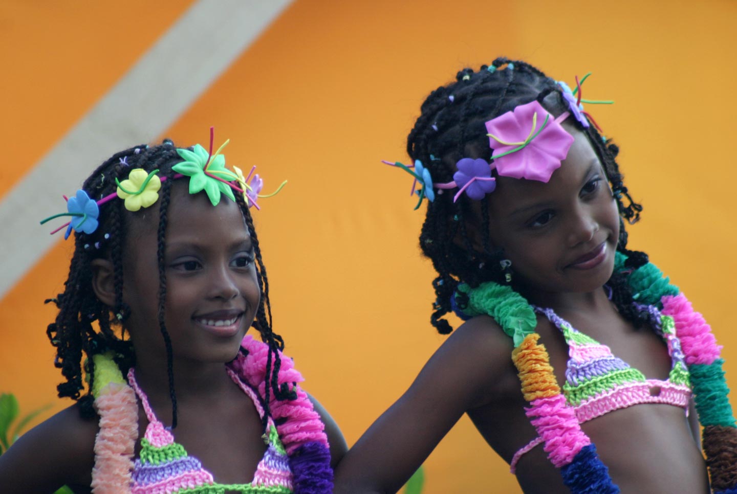 ילדות בקרנבל בפנמה סיטי, פנמה