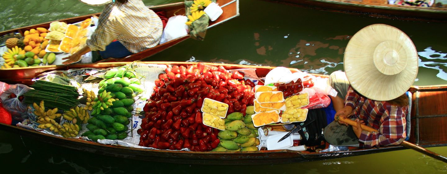 שוק צף בווייטנאם