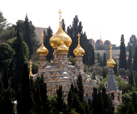 ביקור בכנסיות ואתרים רוסיים בירושלים